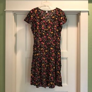Old Navy Flutter Sleeve Floral Dress